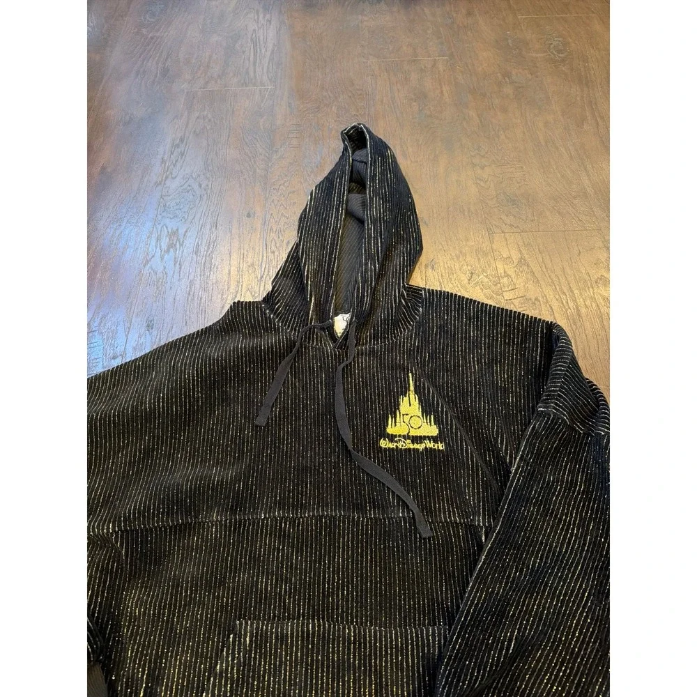 Disney World 50th Anniversary‎ Luxe Black and Gold Spirit Jersey - Picture 3 of 3